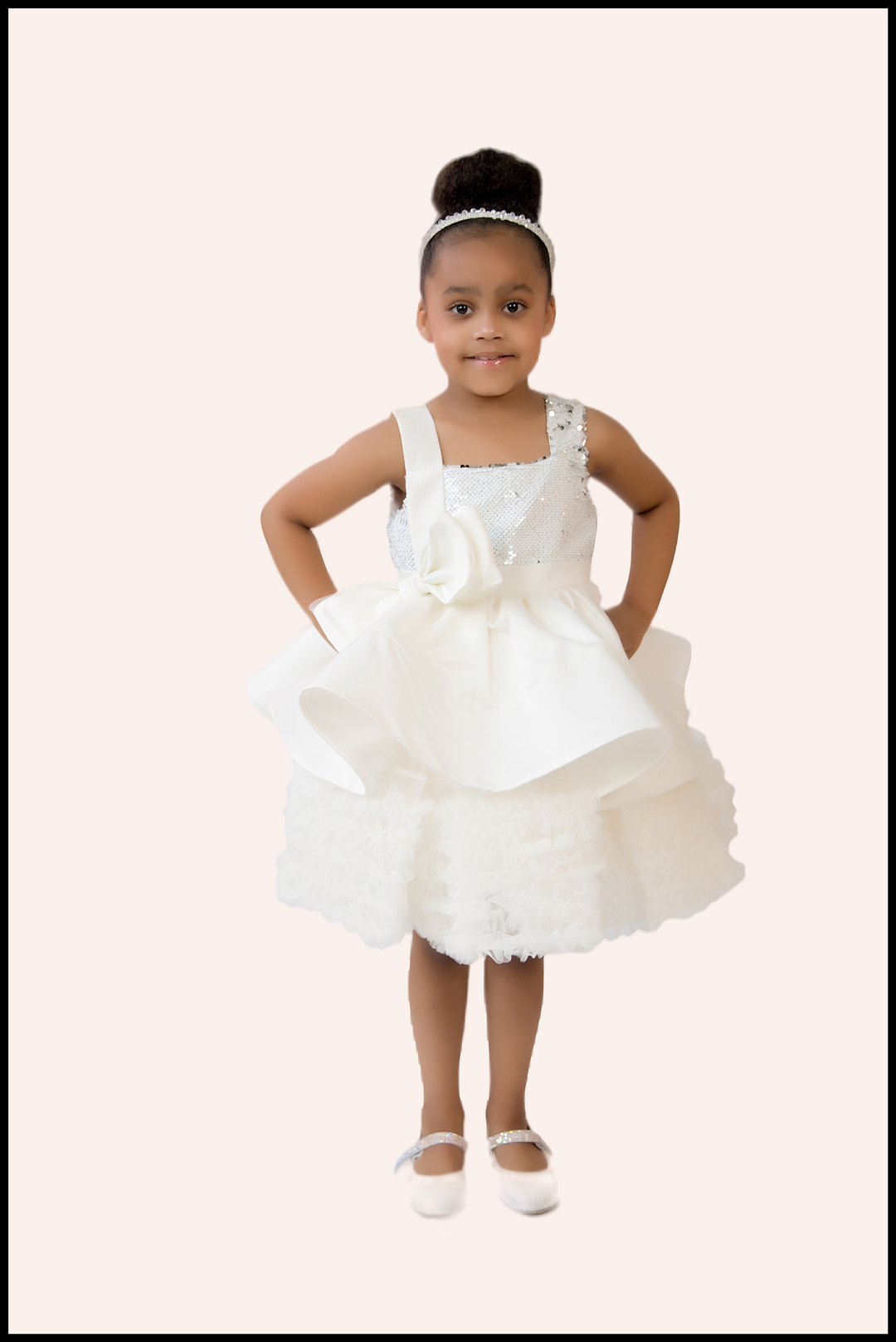 Viridiflora Square Neckline Holiday Dress – The Ultimate Girls' Dress: Tulle Flower Girl Outfit for Christmas & Parties Little Fiori