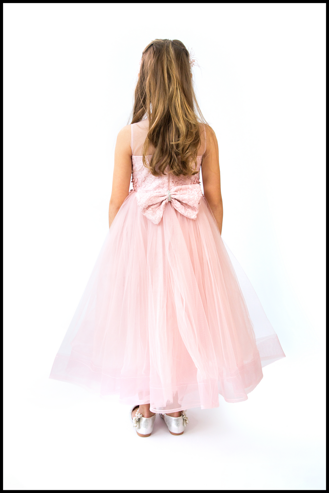 ACHILLEA floor length dress Little Fiori