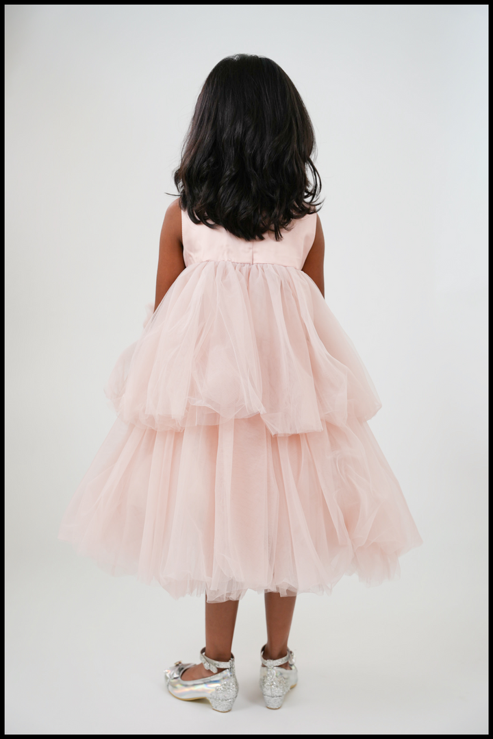 Asymmetrical A-line special occasion gown