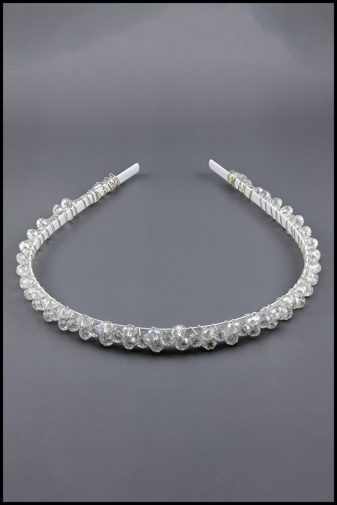 Elegant Pearl and Diamond Forest Shimmer Headband for Girls by Little Fiori