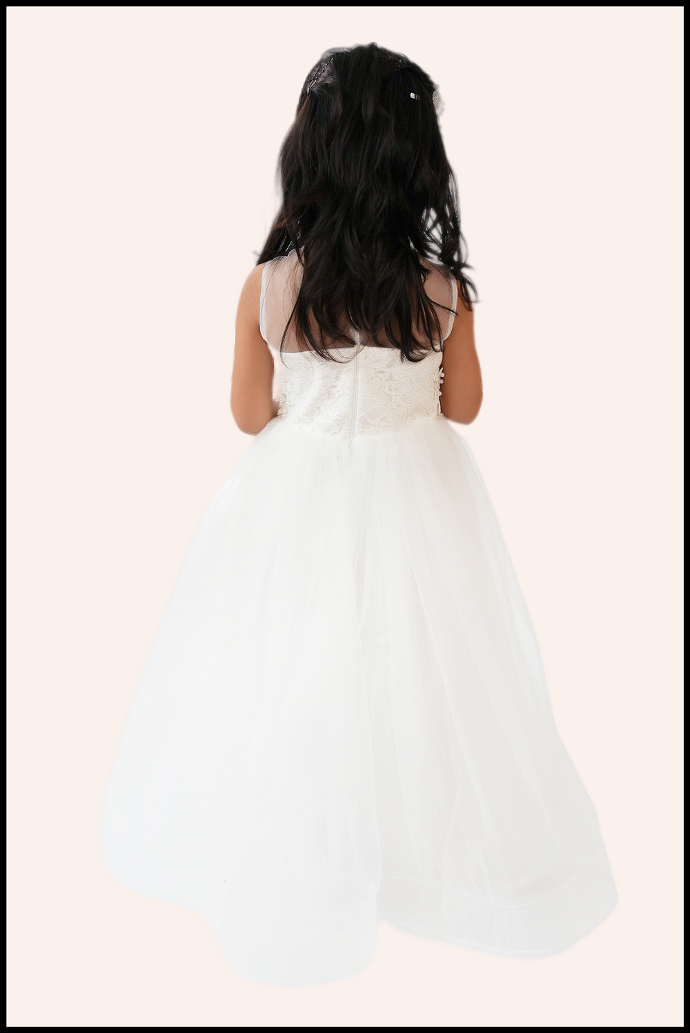 Floor length special occasion dress for girls