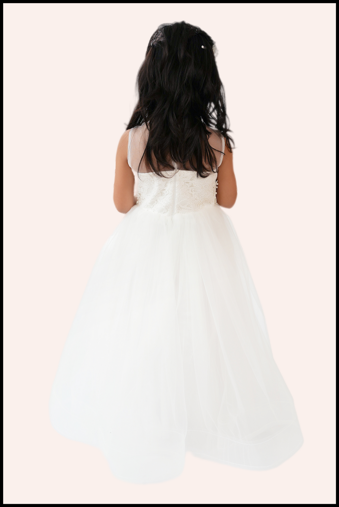 Floor length special occasion dress for girls