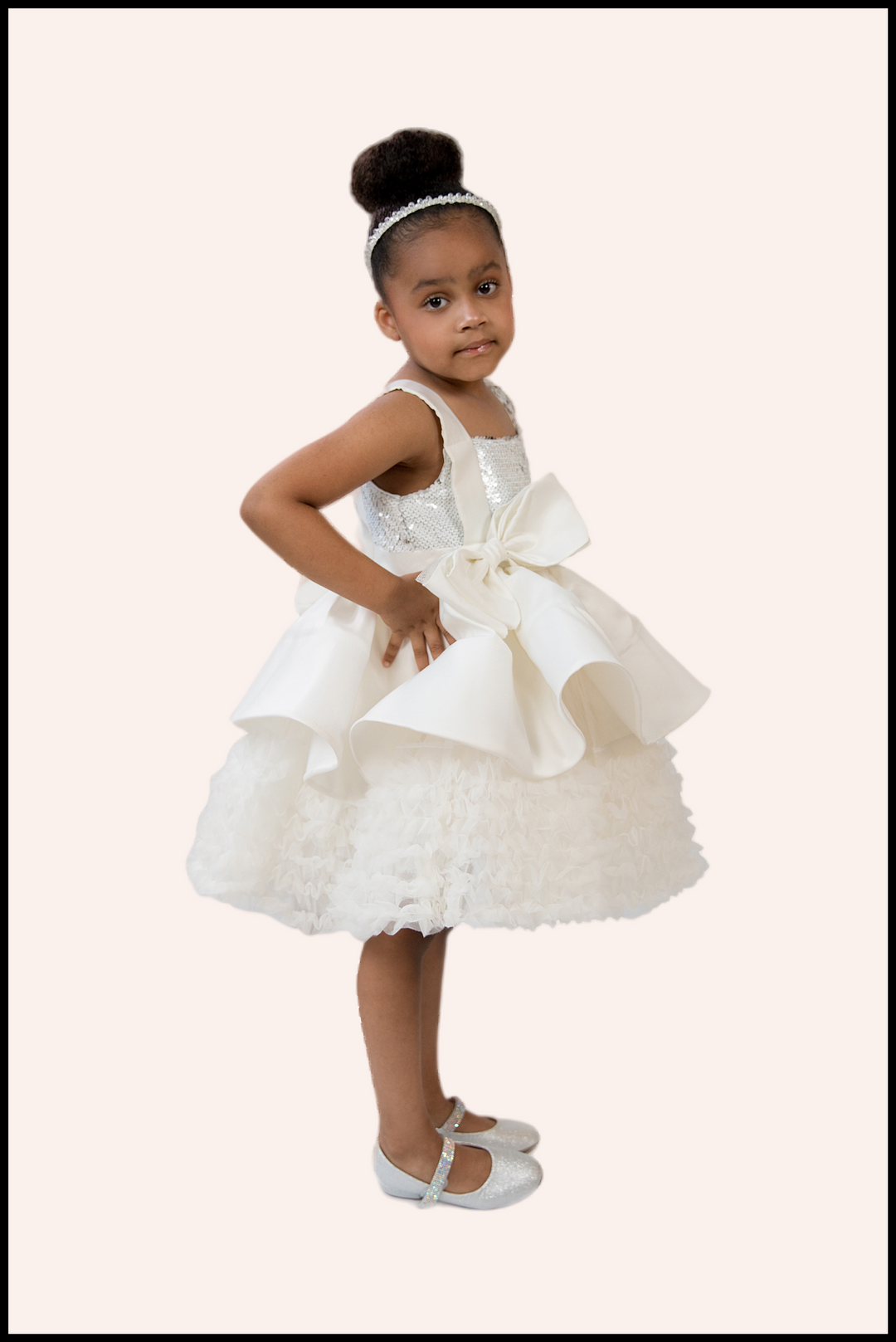 Little Fiori holiday dress for girls special occasion