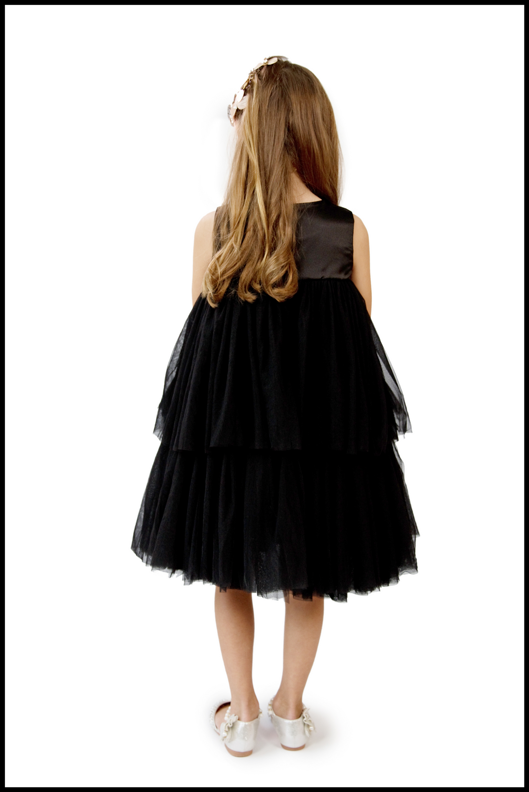 PANSY VIOLA layered tulle dress Little Fiori