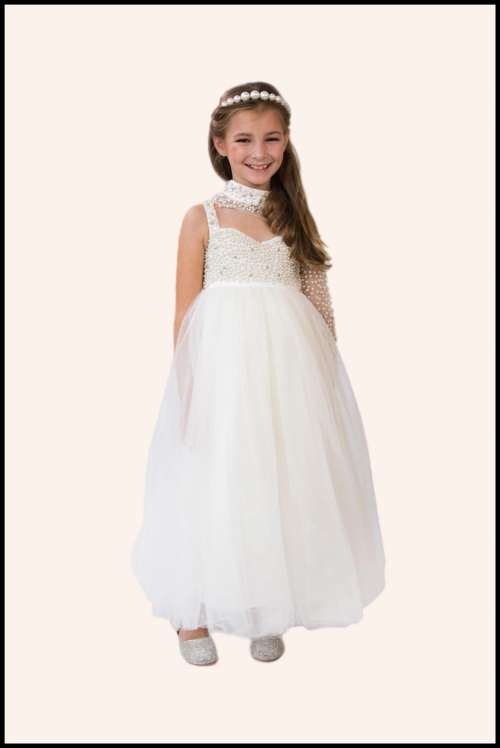 VINCA tulle ball gown Little Fiori