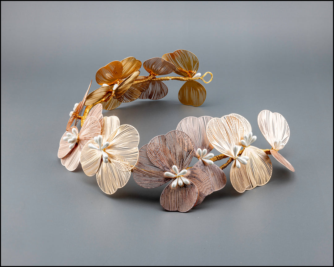 floral hair clip