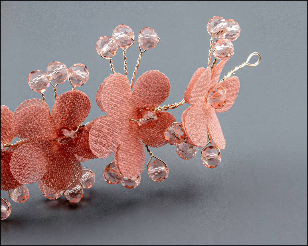 flower tiara headband