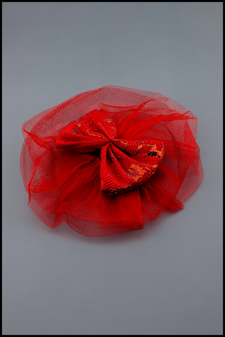 Hand-Finished Silk Bow Hair Clip for Girls by Little Fiori