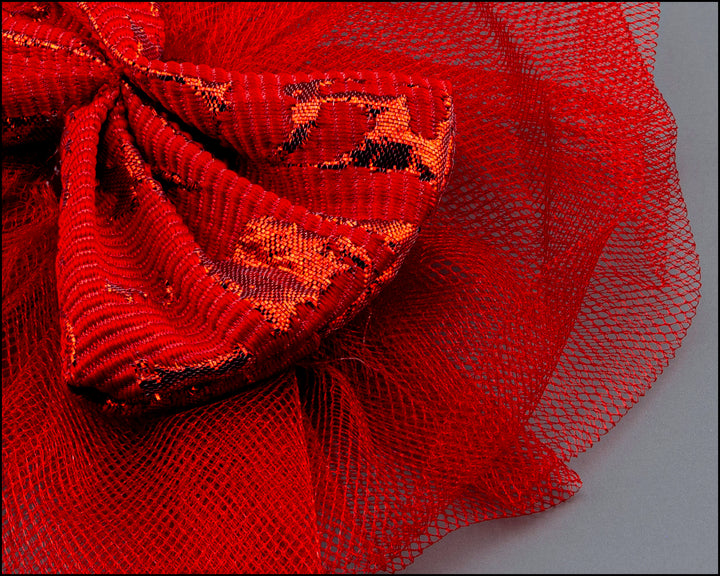 hair clip with bow